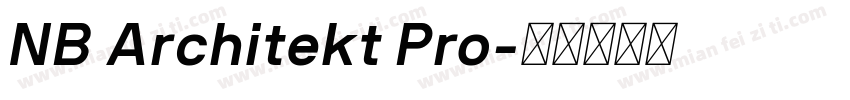 NB Architekt Pro字体转换
